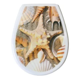  Scaun toaleta Bisk LILIA, alb, polipropilena multicolora