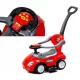  Mega Car 3in1 Red Ride-On cu împingător