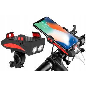  Iluminare biciclete Gotel Lampă 4 în 1, baterie de 400 lm