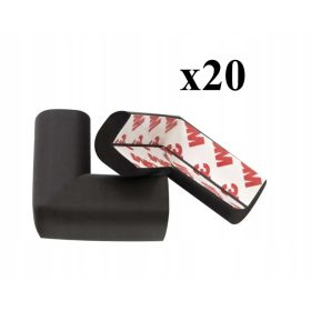  Protectie, protectie colt si margini - Negru 20 buc.