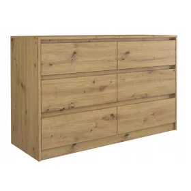    Comodă TopEshop 9789492081438 120 x 40 x 73,5 cm stejar artizanal mat