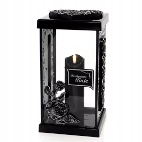    O lumânare unică ajurata pentru tata de Ziua Tatălui, GRACE DAD, argint