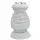 Lumânare Ceramică în Formă de Baril Alb LC14