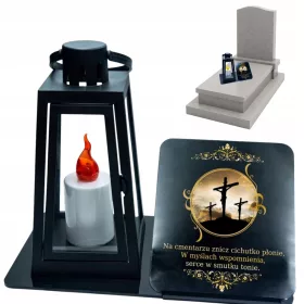 Lampion LED Etern pentru Morminte - Durabil și Ecologic