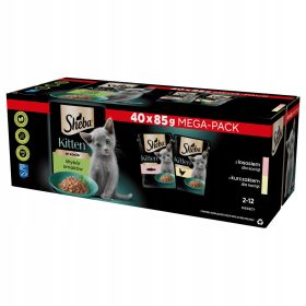    SHEBA KITTEN ALEGEREA AROMURILOR MANCAREA IN SOS PENTRU PISOI 40x85g