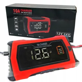    Încărcător automat redresor GEL, AGM, EFB, Litiu FUMO 10A 12V/24V