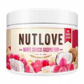    ALLNUTRITION NUTLOVE ciocolata alba zmeura 500g crema ciocolata alba-zmeura