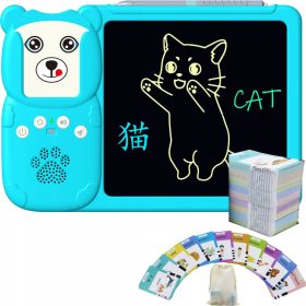    CITITOR PENTRU ÎNVĂȚAREA ENGLEZEI PENTRU COPII 224 CUVINTE + TABLETĂ DE DESEN