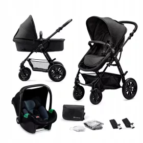    Carucior multifunctional MOOV 3 in 1 pentru bebelusi cu scaun MINK PRO Kinderkraft