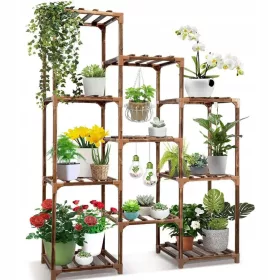   Regal Multietajat din Lemn Natural pentru Donici - Eleganță și Funcționalitate