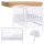  Pat din lemn Drewex 65 x 124 cm alb