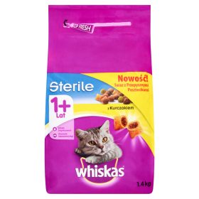  Whiskas hrană uscată pui 1,4 kg