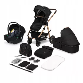    Lionelo AMBER 3IN1 2023 carucior adanc Onix negru Onix negru