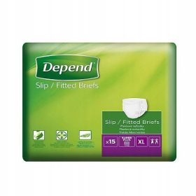    DEPEND SLIP Super Plus mărimea L Scutece pentru adulți, 15 buc