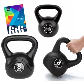    KETTLEBELL kettlebell 8 KG bila KETTLE Gantera haltera FITNESS ABS PENTRU EXERCIȚII