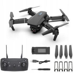    DRONĂ CU CAMERA E88 PRO PILOT HD FĂRĂ CAP 2,4 Ghz CAZĂ GYROSCOP 1600 mAh