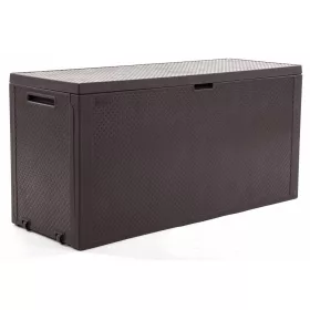  Cutie de gradina din plastic, 280 l, maro