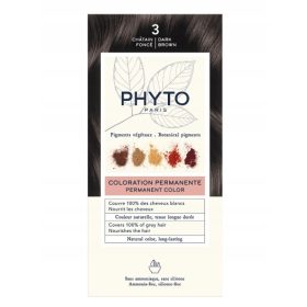   Vopsea de Păr PHYTO Color Nuanță Castaniu Închis - Fără Amoniac