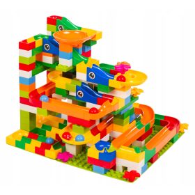  BLOCURI DE CONSTRUCȚIE pistă labirint pentru bile 248 buc