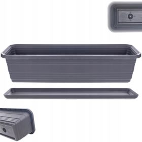  Cutie balcon 60 x 11,5 cm, plastic