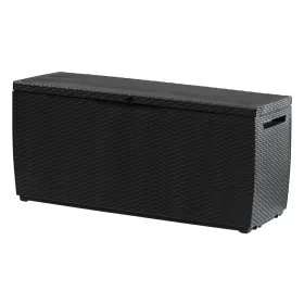  Cutie de gradina din plastic, 305 l, gri