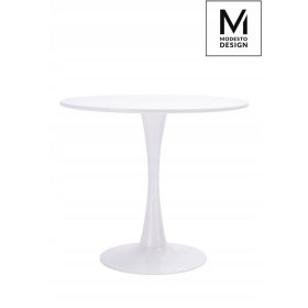  Masa rotunda Modesto Tulip 90 x 90 x 72cm alb