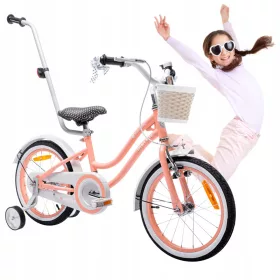    Sun Baby J03.016.3.6 Bicicletă Heart Bike 16", portocaliu