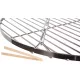  GRIL PESTE SEMIN PENTRU FOC GRIL 60 CM GRADINA CROM INOX PENTRU TREPIED