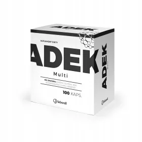   Multiwitamina ADEK - Suport Complet pentru Sănătate, 100 Capsule Ușor de Înghițit