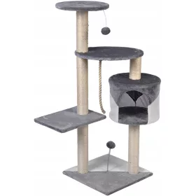   Stâlp de zgâriere înalt, pat, stâlp de zgâriere, turn Funfit Home&Office 101 - 160 cm