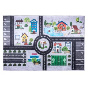  Covor antiderapant CITY STREETS PUFFY 80X150 cm