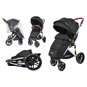  Carucior Summer Baby Sempre, negru, 4 roti