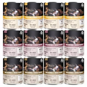    PET REPUBLIC hrana umeda pentru caini bucati in sos, amestec de arome 12 x 800g