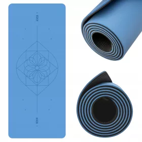    Covoraș De Gimnastică Kica Albastru Pentru Yoga, Pilates, Fizioterapie