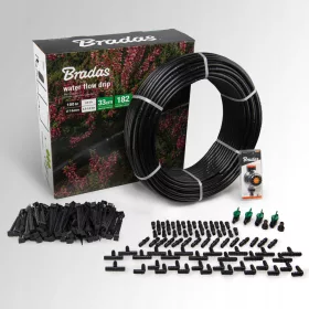    Set de irigare, Furtun de picurare debit de apă ø16mm 100m, 182 buc.