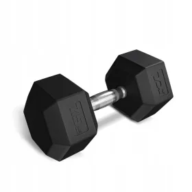  Trex Sport 1x gantere fixe acoperite/cauciucate de 7,5 kg