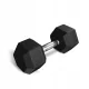  Trex Sport gantere fixe acoperite/cauciucate 1x 5 kg