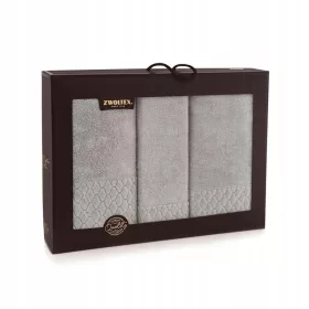  Set prosoape Zwoltex 8549/5908 gri, 3 buc