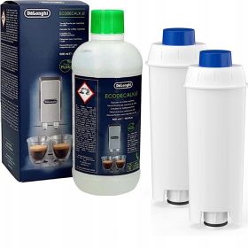    Delonghi Ecodecalk DLSC500 detartrant 500 ml + 2× insert filtru Wessper AquaLunga WES039 1 buc.