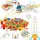  Paie de constructii, blocuri, betisoare 1200 buc, carcasa, set Cre 3D mare