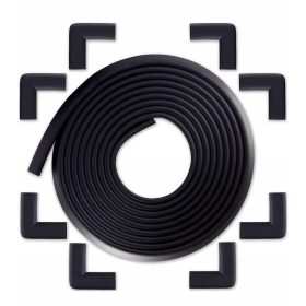    BANDA DE PROTECTIA SPUMA PENTRU MARCHII DE MOBILIER SI COLT SPUMA COLT NEGRU 5,5M