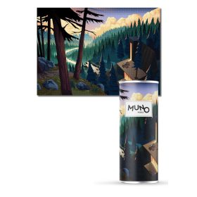    Muno Puzzle 2000 el "Forest Retreat" de Michał Adamiec tub decorativ