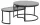  Masuta de cafea rotunda Actona Spiro 70 x 70 x 42cm neagra
