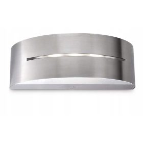    Aplică de grădină Philips, nuanțe de gri și argintiu, sursă LED integrată de 8 W