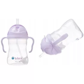  B.box Sticla Gelato cu paie, mov BB00518