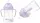  B.box Sticla Gelato cu paie, mov BB00518