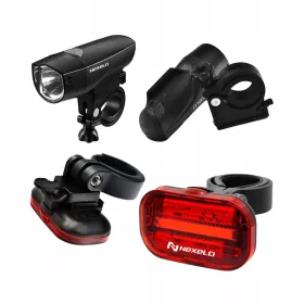    Lumini pentru biciclete Nexelo 15 mini baterie cu cip LED + Baterie pentru faruri pentru biciclete Nexelo L177005NEX