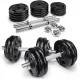  Haltere reglabile din fontă AbarQs 2x 15 kg