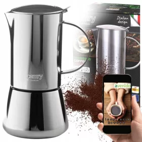 Espressor moka Camry CR 4418, din oțel, 500 ml