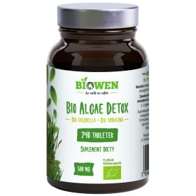   Detox Bio cu Alge – Spirulină și Chlorella Ecologice, 240 Tablete